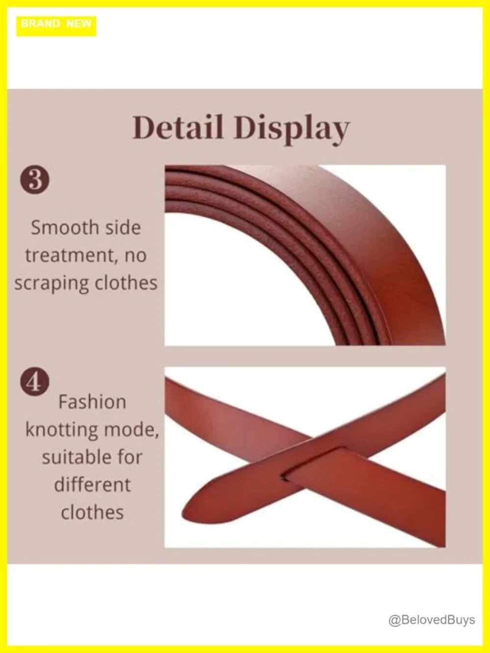 Women Soft Faux Leather Knot Belt Adjustable Tie Waist Belt